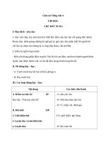 Giáo án Tiếng Việt 4 tuần 14 bài: Tập đọc  Chú Đất Nung