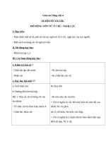 Giáo án Tiếng Việt 4 tuần 12 bài: Luyện từ và câu  Mở rộng vốn từ: Ý chí  Nghị lực