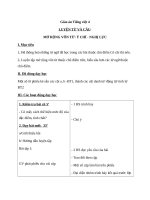 Giáo án Tiếng Việt 4 tuần 13 bài: Luyện từ và câu  Mở rộng vốn từ: Ý chí  Nghị lực