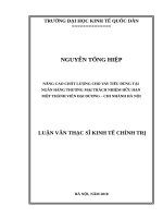 Luận văn thạc sỹ - Nâng cao chất lượng cho vay tiêu dùng tại Ngân hàng TM TNHH MTV Đại Dương – Chi nhánh Hà Nội