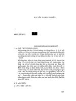 Bài thu hoạch BDTX mầm non Module 9