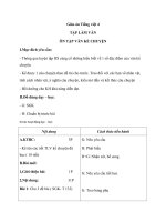 Giáo án Tiếng Việt 4 tuần 13 bài: Tập làm văn  Ôn tập văn kể chuyện