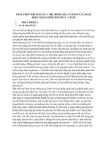 PHÁT TRIỂN THỂ CHẤT của TRẺ THÔNG QUA tổ CHỨC các HOẠT ĐỘNG NGOÀI TRỜI CHO TRẺ 5