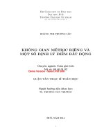 Không gian mêtric riêng và một số định lý điểm bất động (tt) 