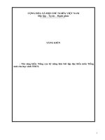 NÂNG CAO kỹ NĂNG làm bài tập đọc HIỂU môn TIẾNG ANH CHO học SINH THCS