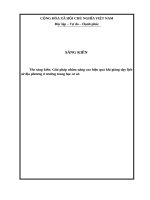 GIẢI PHÁP NHẰM NÂNG CAO HIỆU QUẢ KHI GIẢNG dạy LỊCH sử địa PHƯƠNG ở TRƯỜNG TRUNG học cơ sở