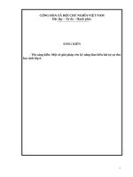 MỘT số GIẢI PHÁP rèn kỹ NĂNG làm KIỂU bài tự sự CHO học SINH lớp 6