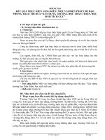 MỘT VÀI BIỆN PHÁP CHỈ ĐẠO PHONG TRÀO THI ĐUA “XÂY DỰNG TRƯỜNG HỌC THÂN THIỆN, HỌC SINH TÍCH CỰC”