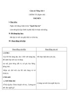 Giáo án Tiếng Việt 4 tuần 9 bài: Chính tả  Nghe viết: Thợ rèn, phân biệt l, n; uôn, uông