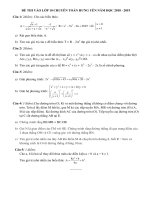 De thi va dap an  vao lop 10 chuyen toan hung yen 2018 2019