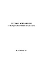 ĐÁNH GIÁ NGHÈO ĐÔ THỊ Ở HÀ NỘI VÀ THÀNH PHỐ HỒ CHÍ MINH