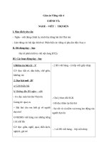 Giáo án Tiếng Việt 4 tuần 9 bài: Chính tả  Nghe viết: Thợ rèn, phân biệt l, n; uôn, uông