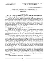 BÀI THU HOẠCH BDTX THCS MODUL 14, 18, 23