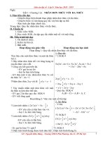 Giáo án môn toán lớp 8 học kì 1 năm học 2018 2019 