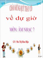 Bài giảng điện tử môn Âm nhạc Bài hát Chúng em cần hòa bình