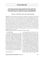 Phân tích đánh giá một số PP thống kê hiệu chỉnh sai số từ mô hình mưa