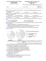 Đề thi thử THPTQG năm 2019 - Môn Địa Lý - THPT Chuyên Bắc Ninh - Lần 1 - File word có lời giải chi tiết