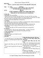 Giáo án môn lịch sử lớp 8 