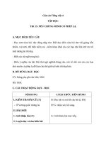 Giáo án Tiếng Việt 4 tuần 8 bài: Tập đọc  Nếu chúng mình có phép lạ