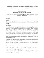 Bài thu hoạch bồi dưỡng thường xuyên THPT 2019_Vai trò của nhu cầu và động cơ học tập của học sinh THPT trong xây dựng kế hoạch dạy học