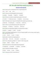 2019 thi liên trường nghệ an (lần 1) 