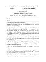 Bài thu hoạch bồi dưỡng thường xuyên 2019_Rào cản học tập của các đối tượng học sinh THPT