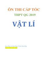 Tài liệu ôn thi cấp tốc môn Lý