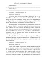 Phát động thi đua năm 2018