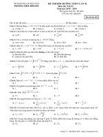 ĐỀ ôn TOÁN THPT QUỐC GIA năm 2019 (2) 