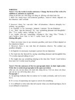 writing unit 3 lớp 12