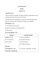 Giáo án Tiếng Việt 4 tuần 3 bài: Tập đọc  Người ăn xin