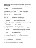 Bài tập mệnh đề quan hệ