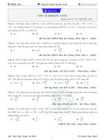 TỔNG ÔN TOÁN 12