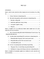 Hệ thống điều khiển dây chuyền sản xuất Xi măng Công ty Xi măng Quang Sơn