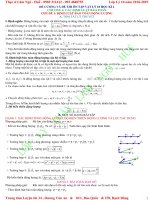 ĐỀ CƯƠNG và đề THI ôn tập vật lý 10 học kì 2