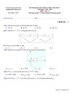 ĐỀ ôn TOÁN THPT QUỐC GIA năm 2019 (4) 