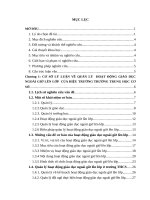 Luận văn thạc sỹ - Biện pháp quản lý hoạt động giáo dục ngoài giờ lên lớp của hiệu trưởng các trường THCS huyện Con Cuông , tỉnh Nghệ An