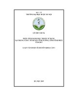 phân tích danh mục thuốc sử dụng tại trung tâm y  tế huyện vĩnh tường, tỉnh vĩnh phúc năm 2017 