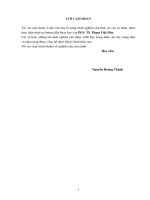 Nghiên cứu giải pháp phân bổ tài nguyên nước mặt để phát huy lợi ích cao nhất cho các ngành dùng nước của lưu vực sông đáy 