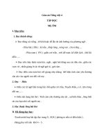 Giáo án Tiếng Việt 4 tuần 1 bài: Tập đọc  Mẹ ốm