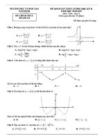 Đề thi KSCL học kì 2 môn toán lớp 12 năm học 2018_2019 Sở GDDT Nam Định (có đáp án)
