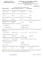 Đề thi học kì 2 môn toán lớp 12 năm 2018_2019 trường THPT Yên Lạc 2