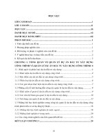 Hoàn thiện công tác quản lý các dự án đầu tư xây dựng tại công ty tnhh một thành viên sudico tiến xuân 