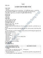 CHUYEN DEluyen tap ve tinh dien tich tiet 101 tiết 1(CHUYEN DE) 