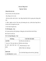 Giáo án Tiếng Việt 4 tuần 1 bài: Tập đọc  Mẹ ốm