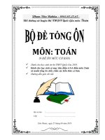 bộ đề tổng ôn THPT quốc gia 2019 môn toán – phạm văn nghiệp