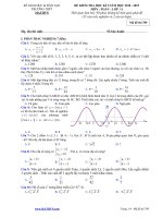 Đề thi học kì 1 toán lớp 10 năm học 2018_2019 (trắc nghiệm có đáp án)
