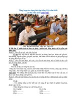 Các dạng bài tập Tiếng Việt ôn thi viên chức giáo viên 2019