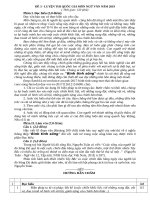 Bộ đề ôn thi ngữ văn 2019 có đáp án