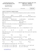 đề kiểm tra học kỳ 1 toán 11 năm 2018 – 2019 trường phước vĩnh – bình dương